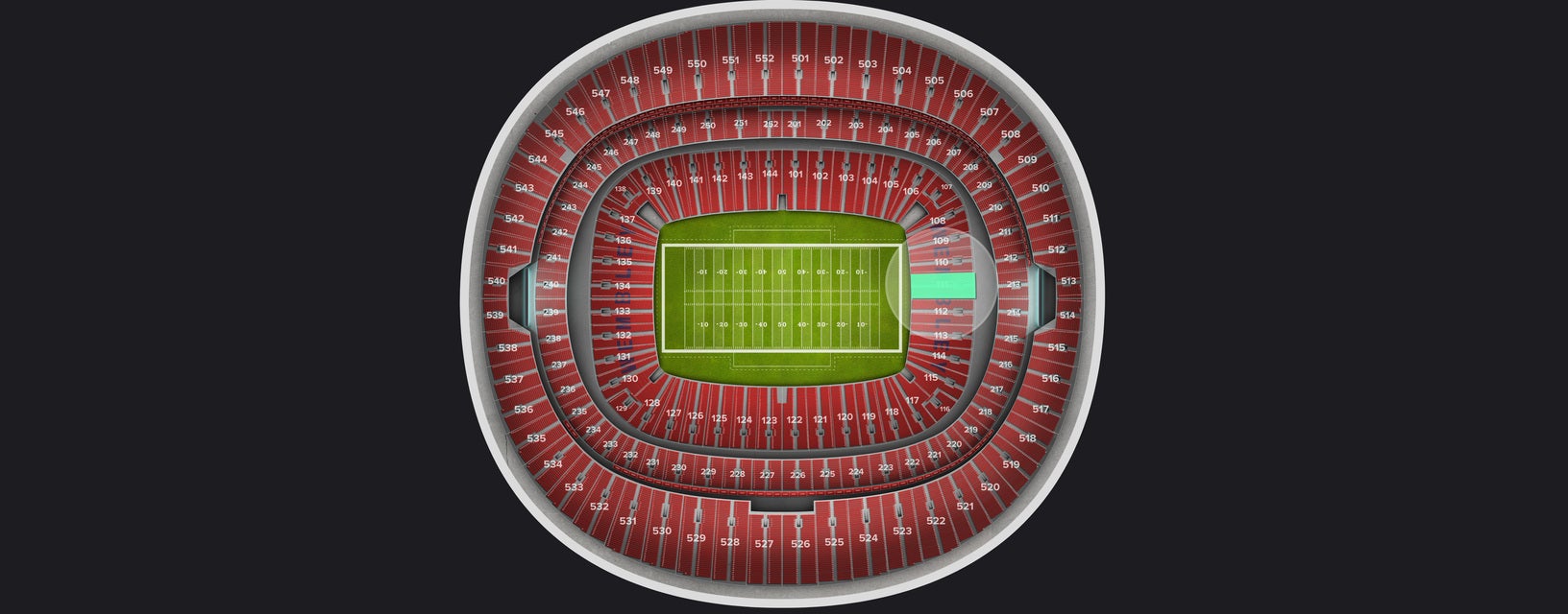 Seat view from Lower