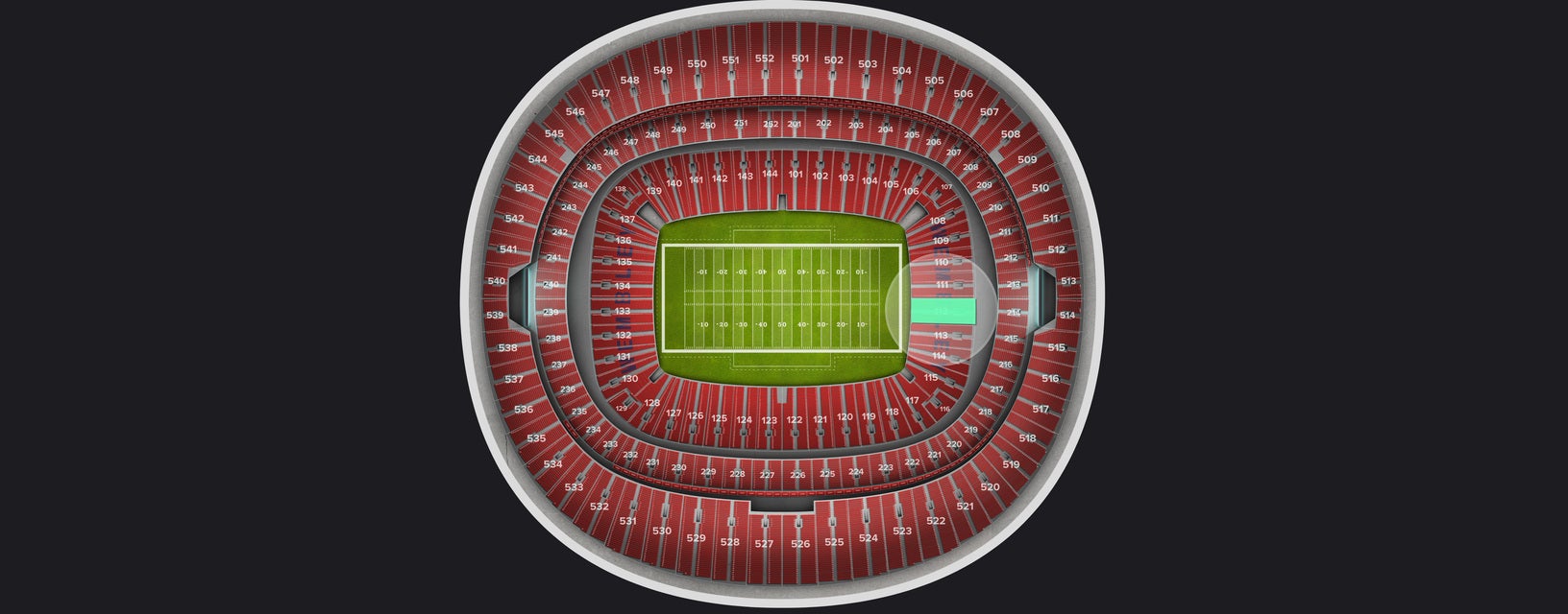 Seat view from Lower