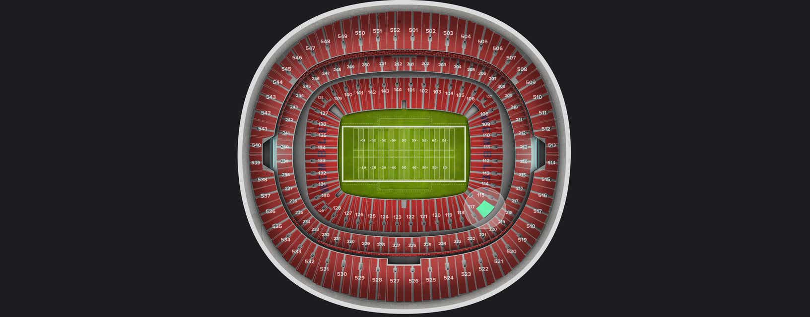 Seat view from Lower
