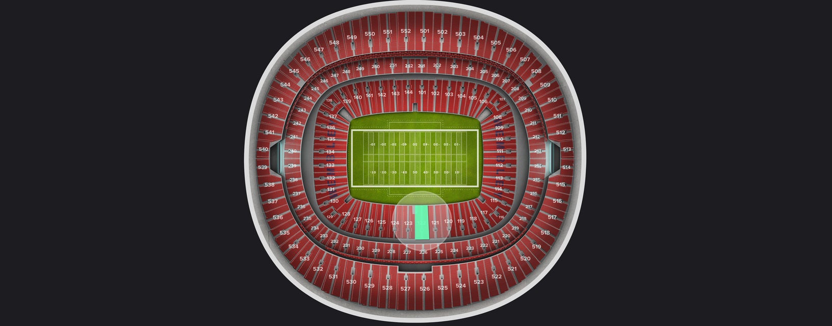 Seat view from Lower
