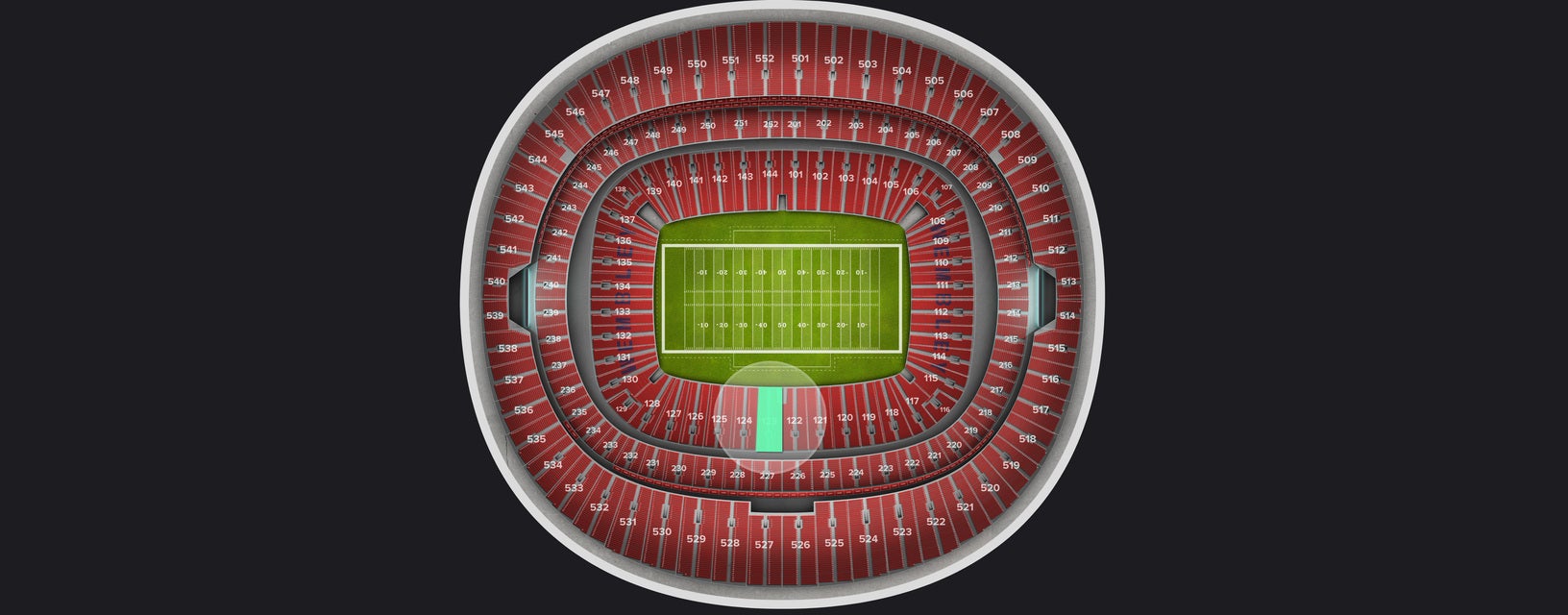 Seat view from Lower