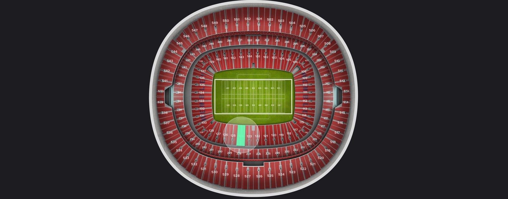Seat view from Lower