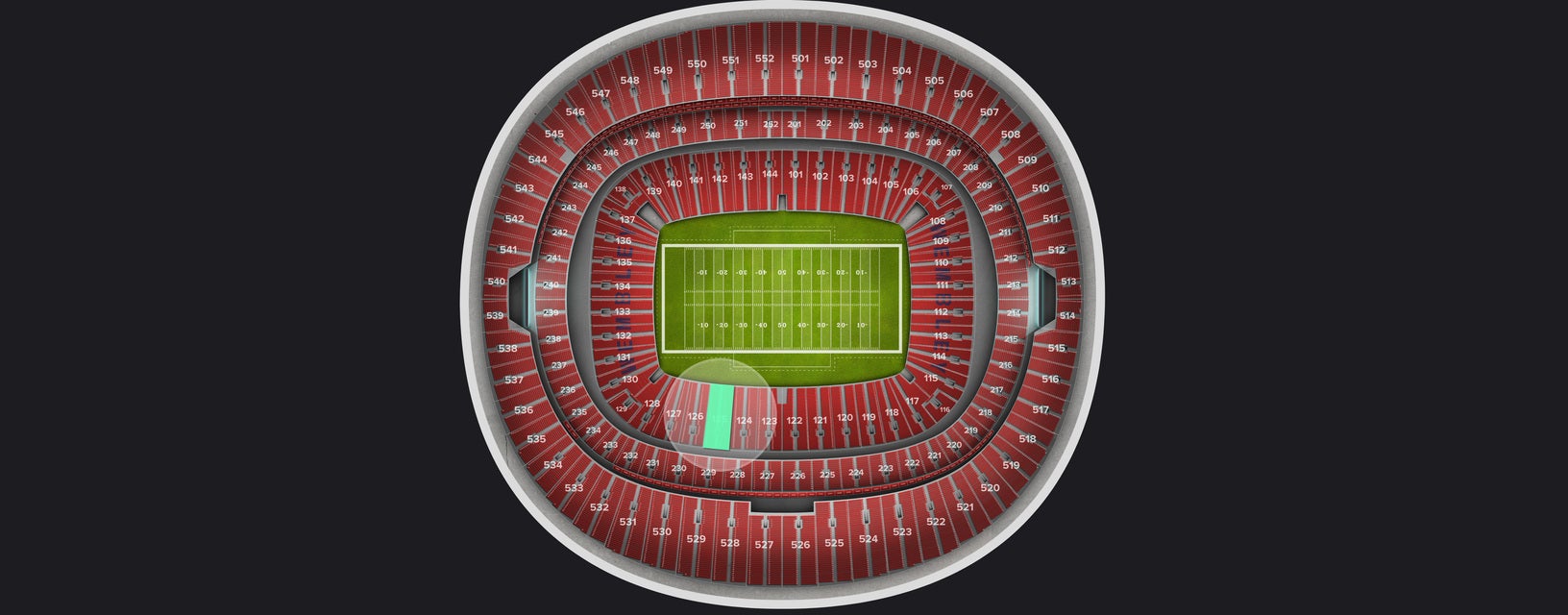 Seat view from Lower