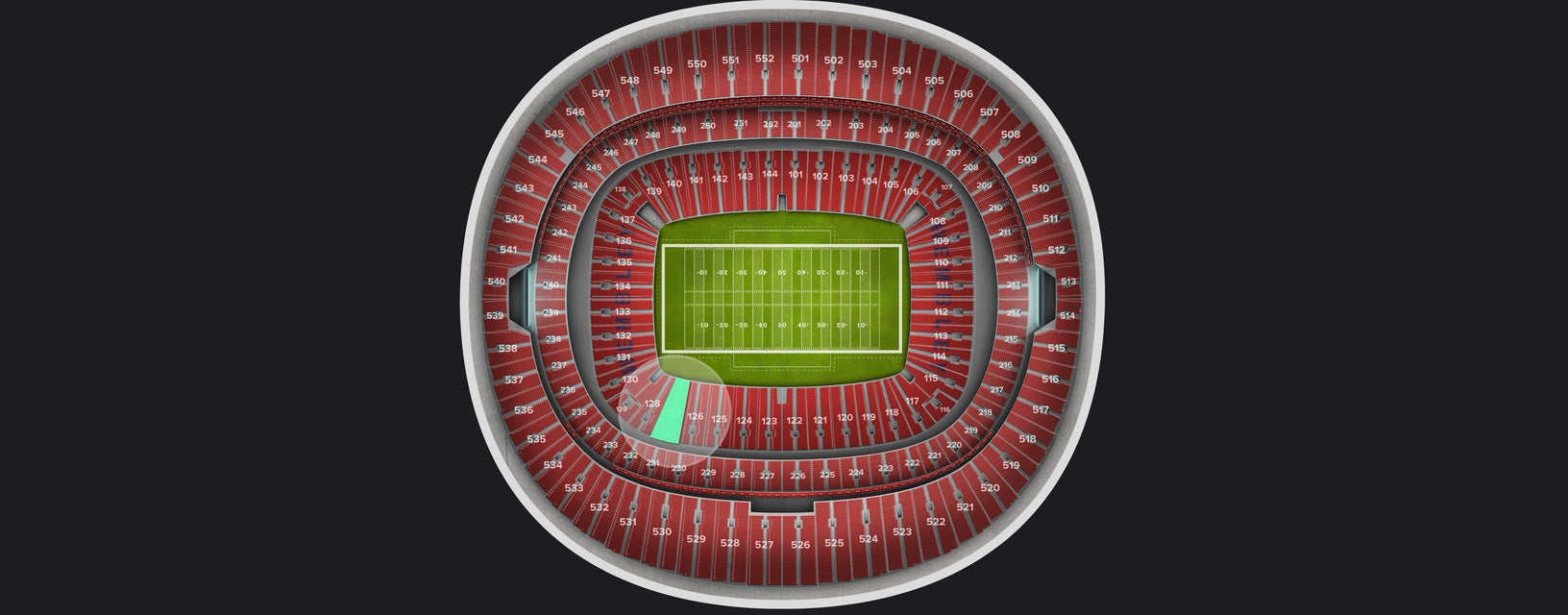 Seat view from Lower
