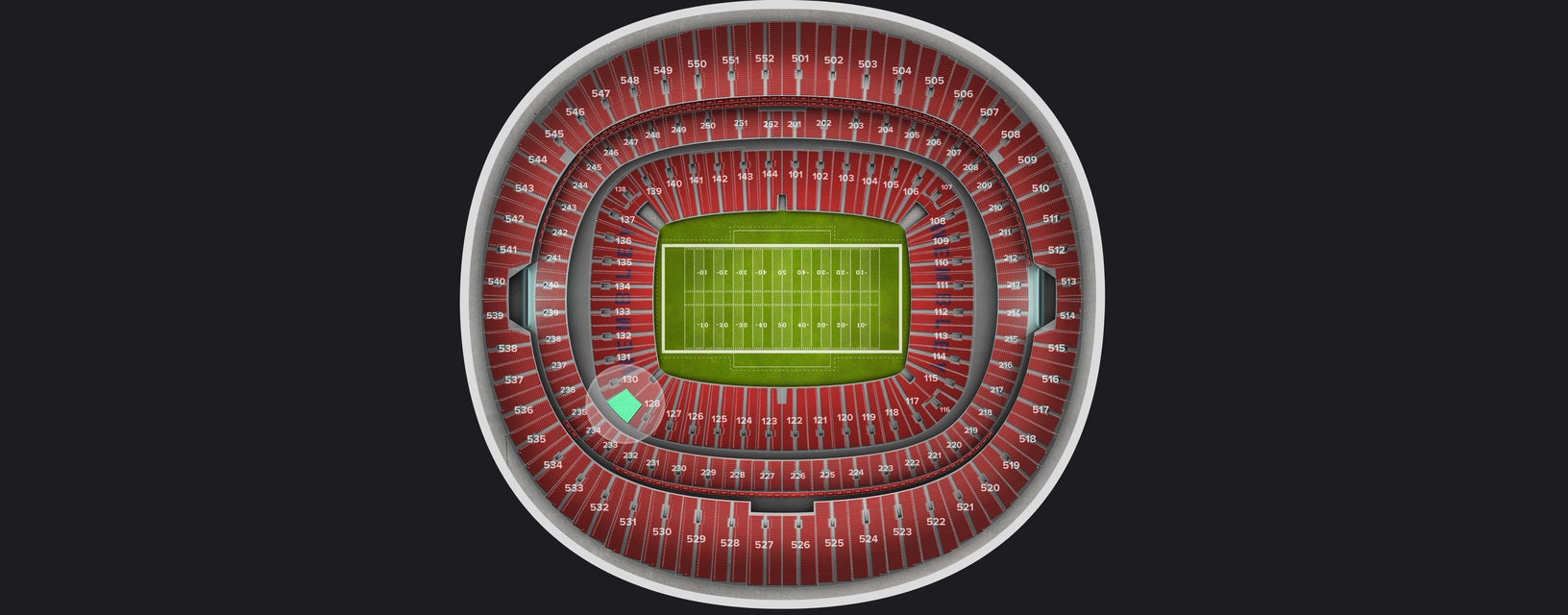 Seat view from Lower