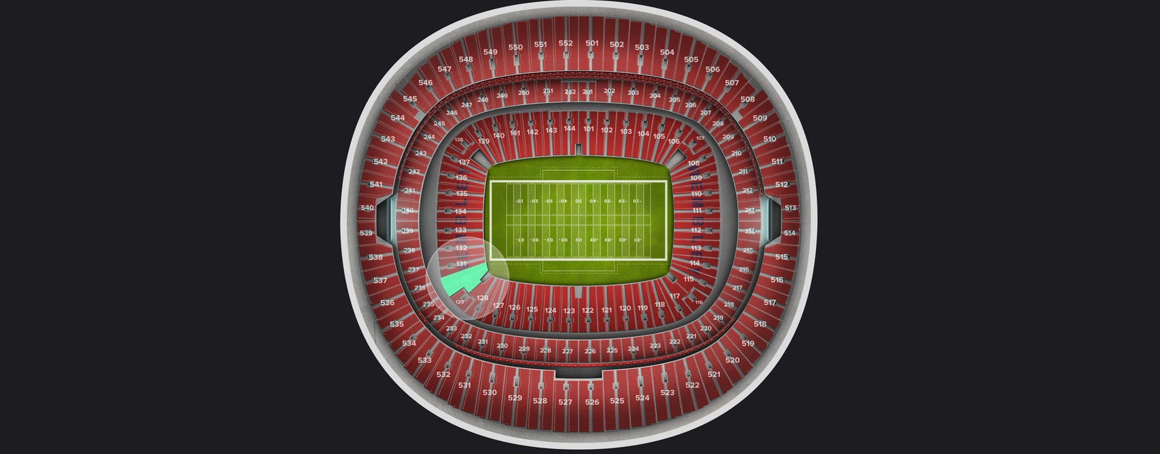 Seat view from Lower