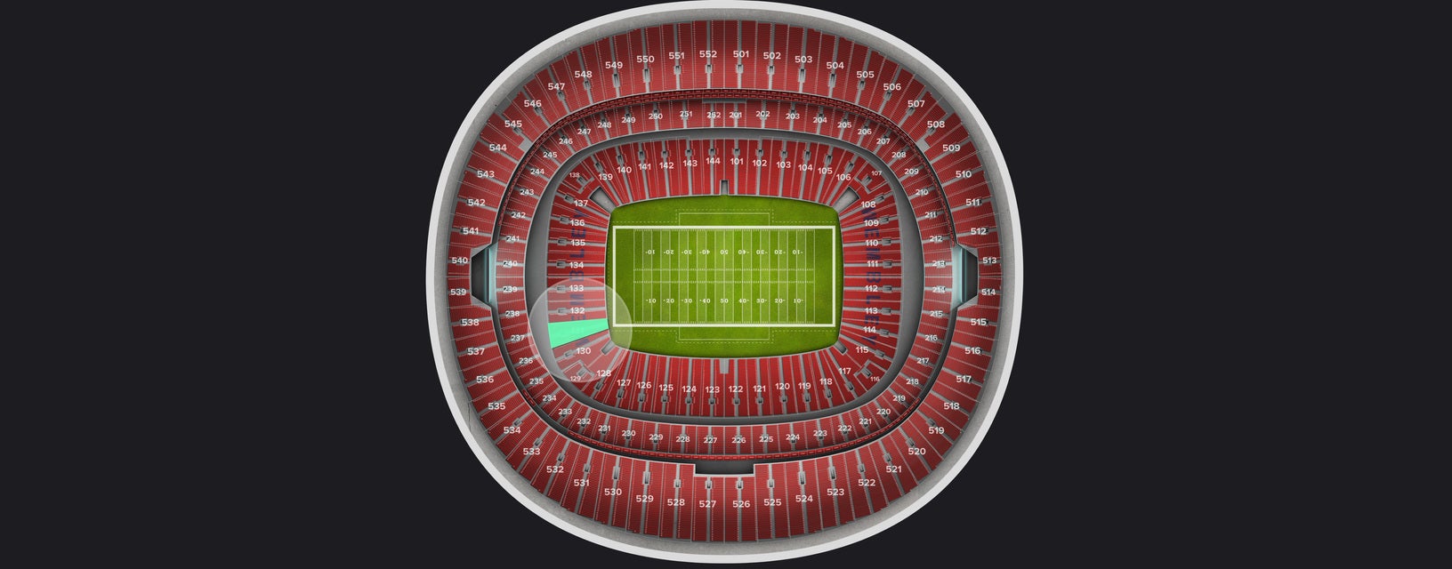 Seat view from Lower