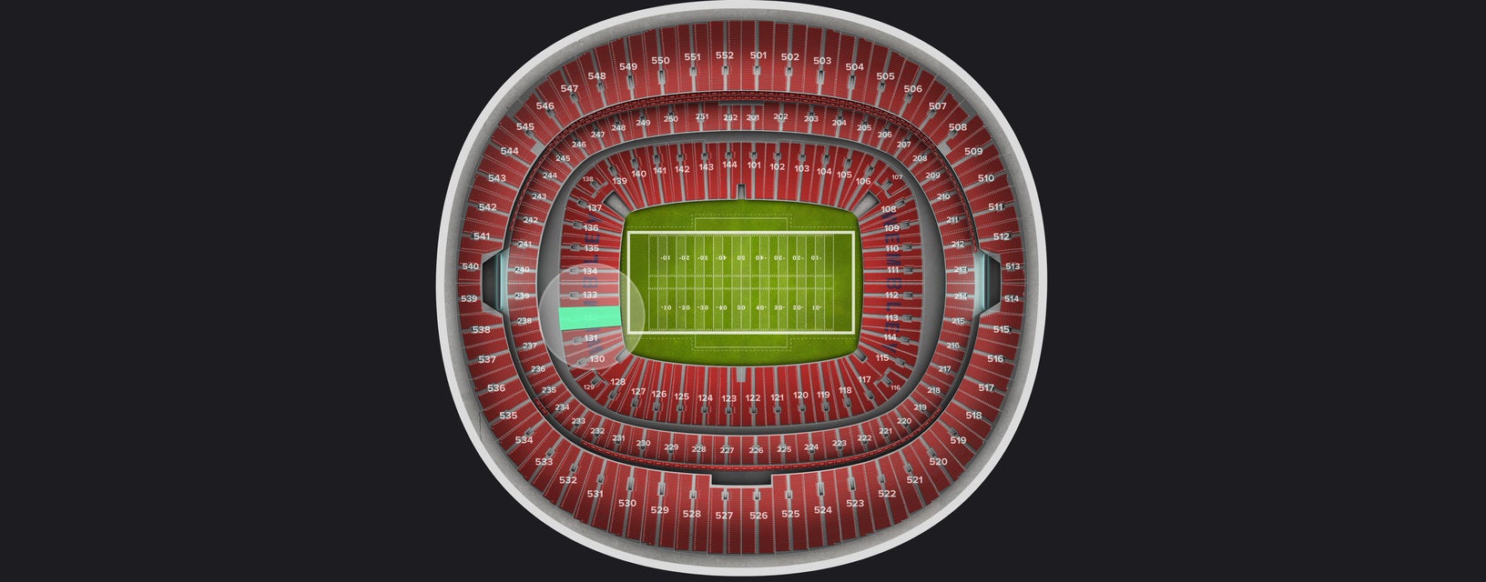 Seat view from Lower