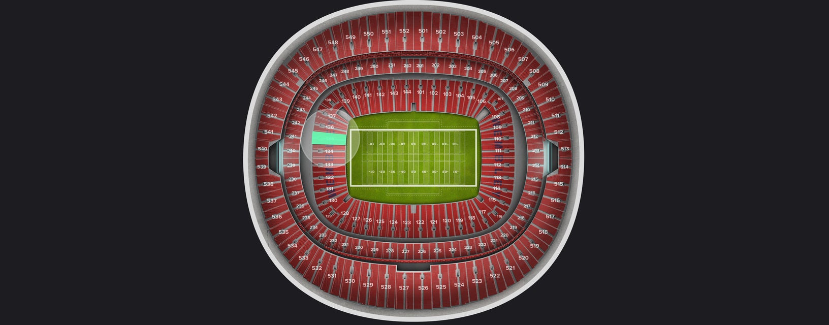 Seat view from Lower