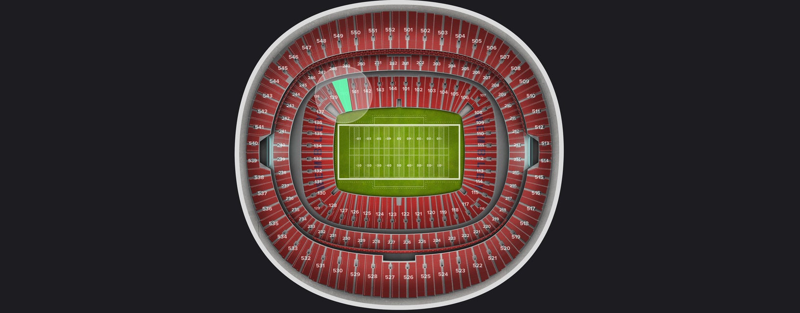 Seat view from Lower