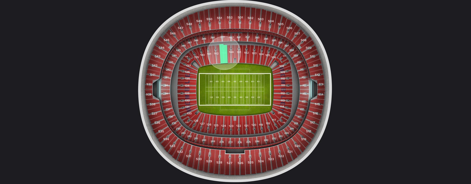 Seat view from Lower