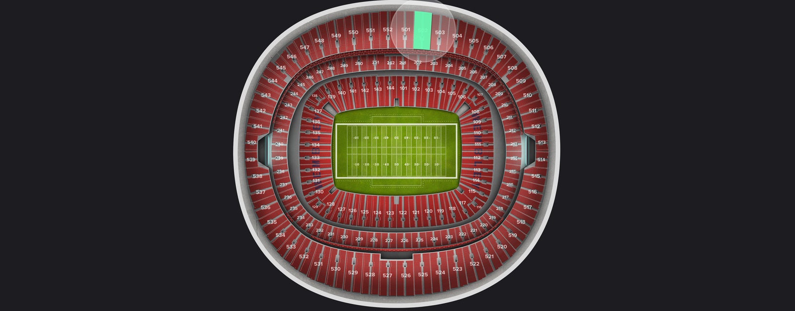 Seat view from Upper