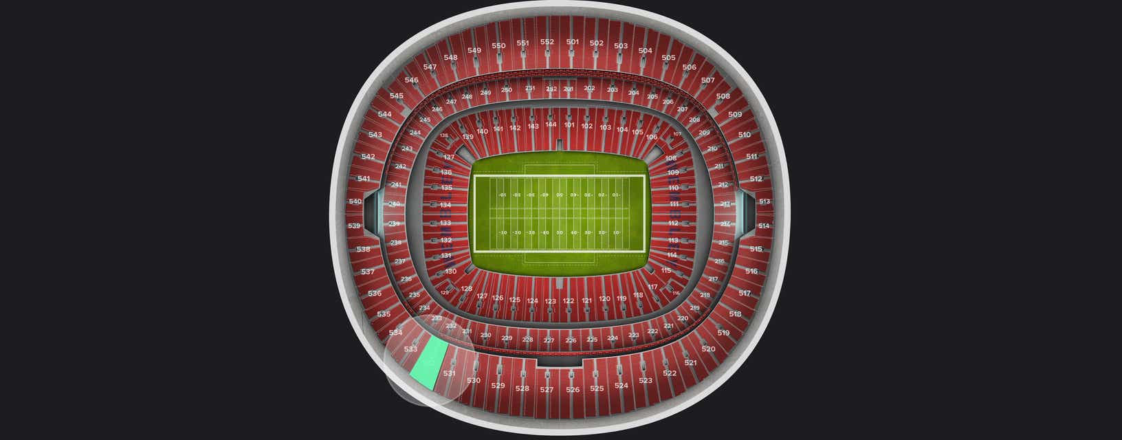 Seat view from Upper