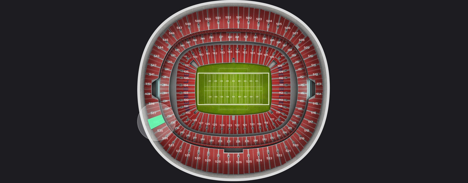 Seat view from Upper