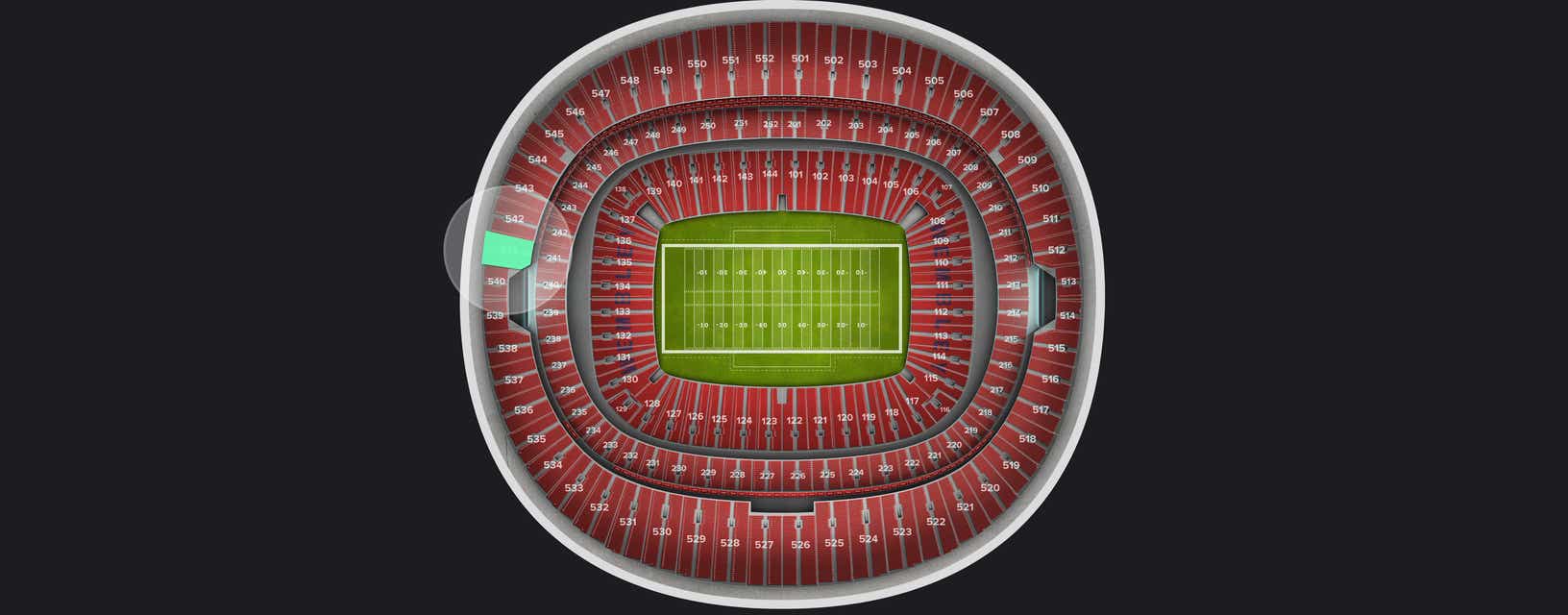 Seat view from Upper