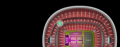 Seat view from Club