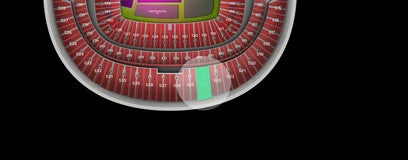 Seat view from Upper