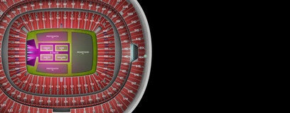 Seat view from Standing Room Only