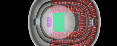 Seat view from Front Standing