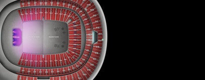 Seat view from Standing Room Only