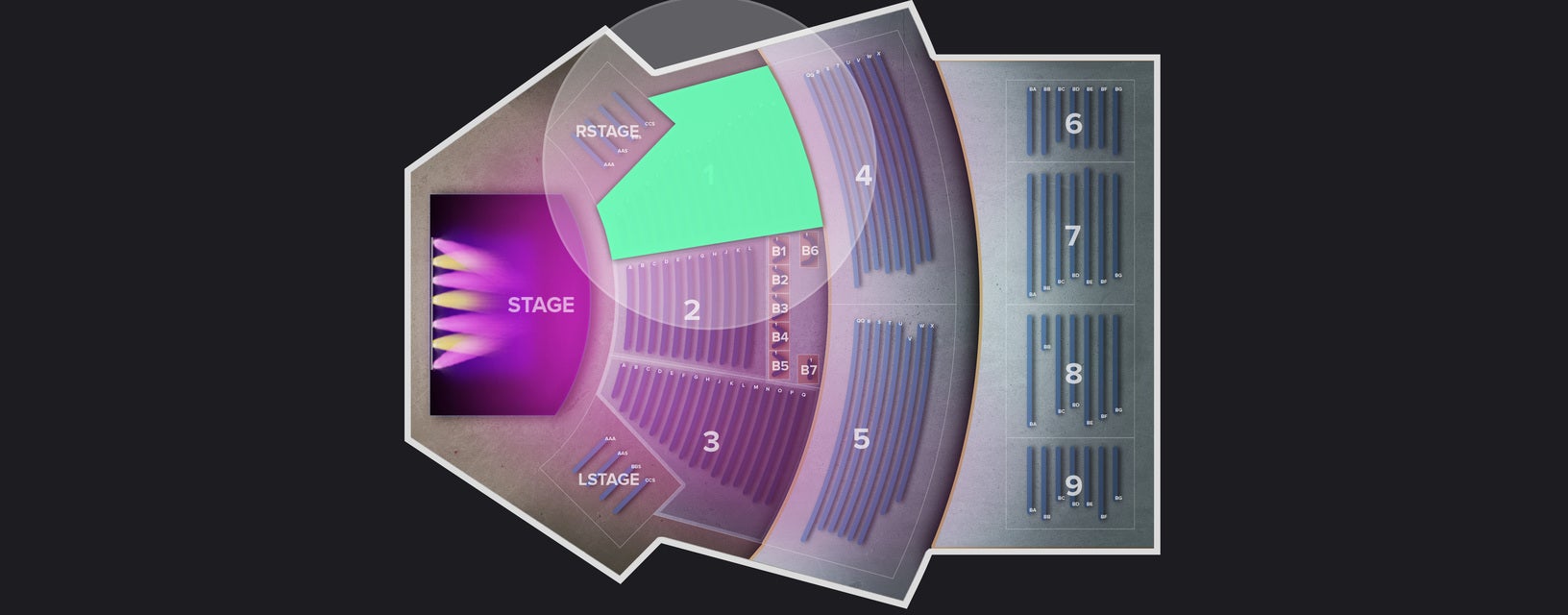 Seat view from Lower