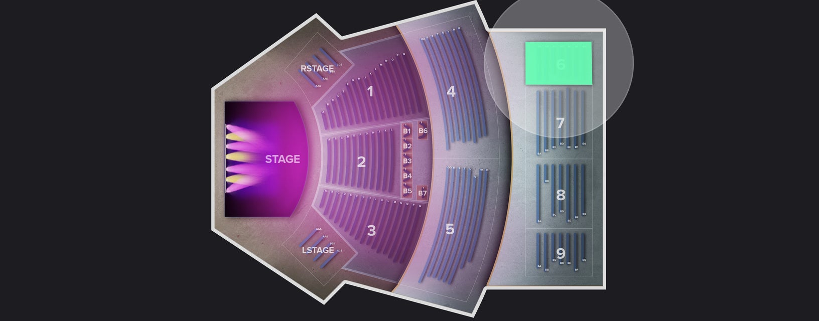 Seat view from Upper