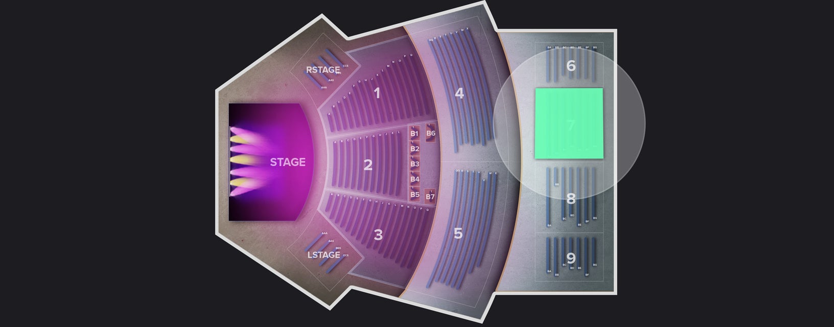 Seat view from Upper