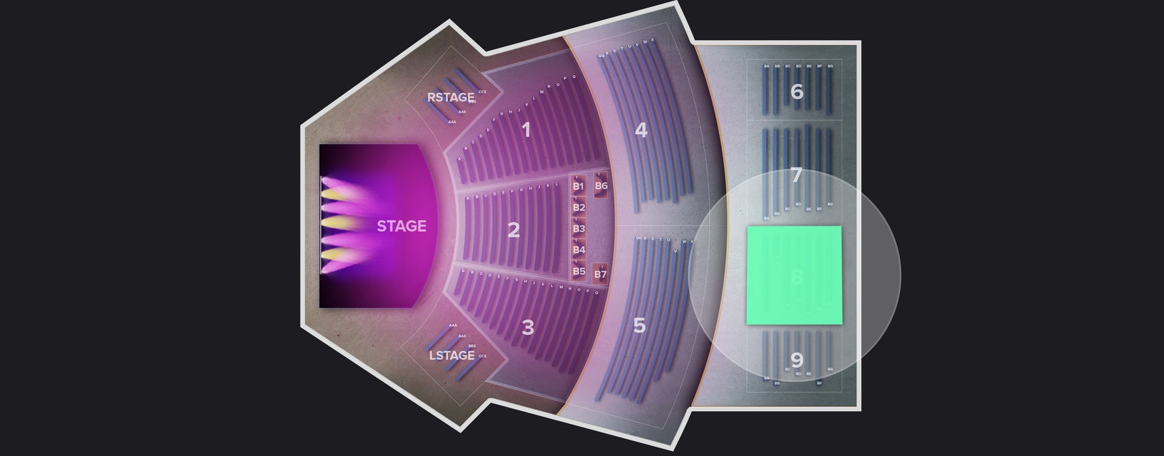 Seat view from Upper