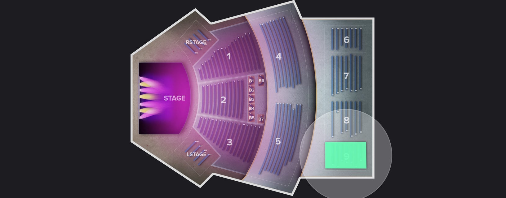 Seat view from Upper
