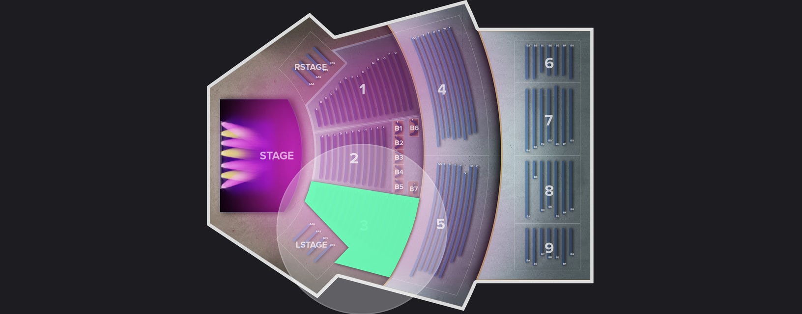 Seat view from Lower