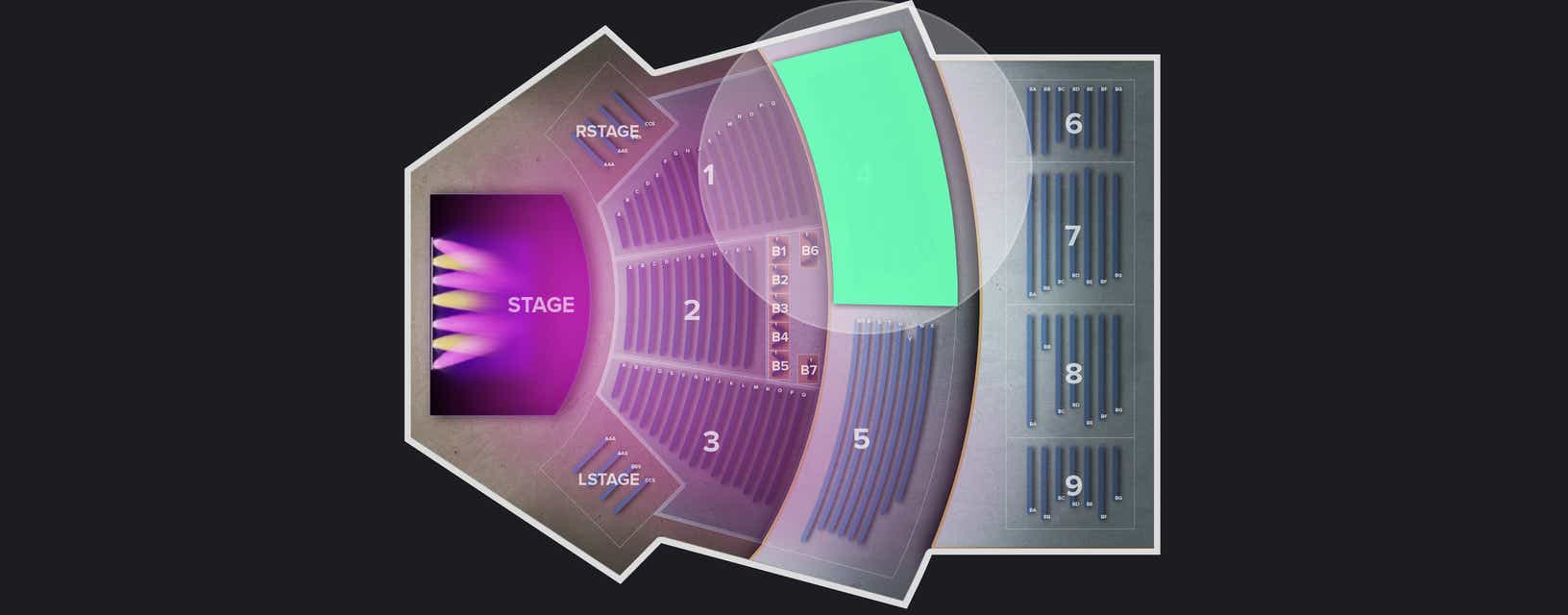 Seat view from Middle