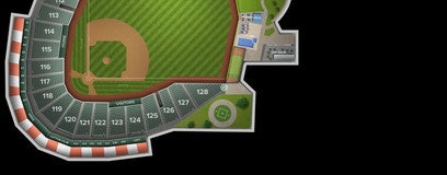 Seat view from Standing Room Only