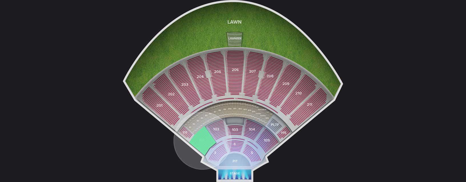 Seat view from Lower