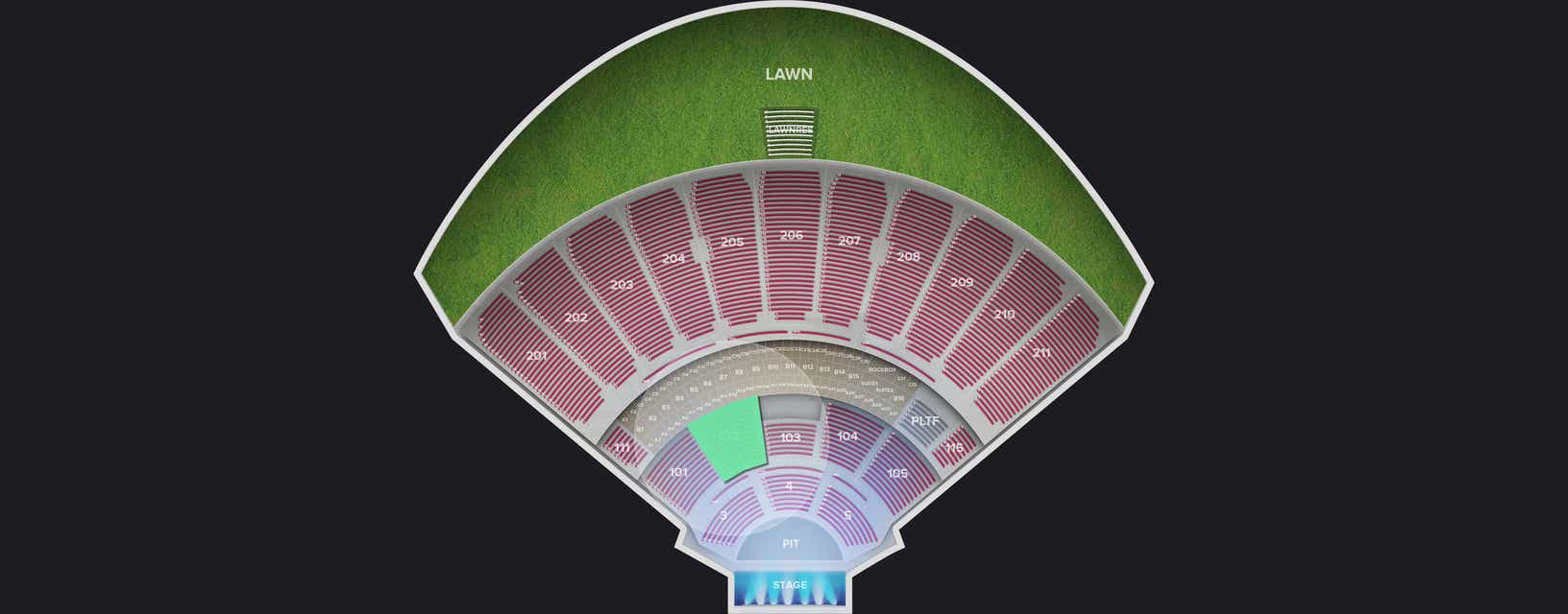 Seat view from Lower
