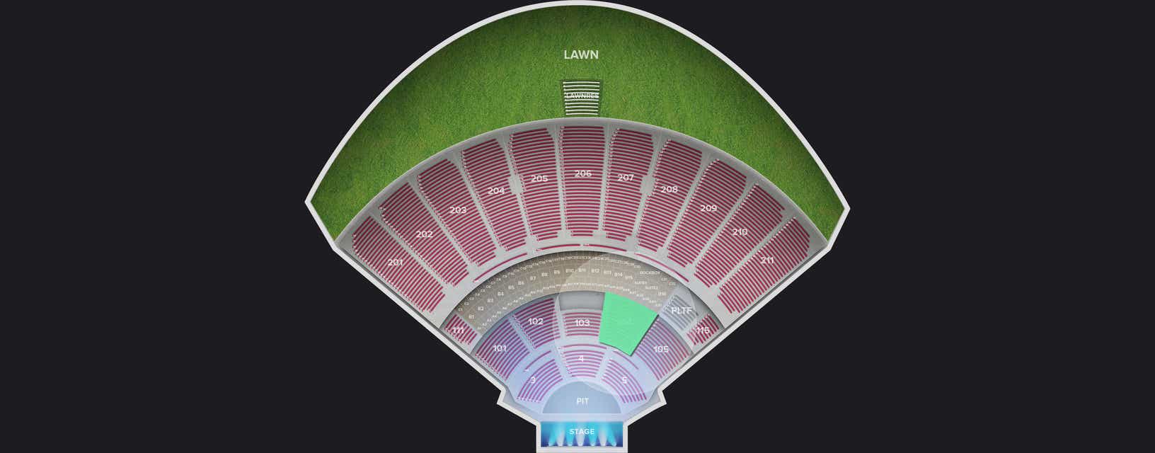 Seat view from Lower