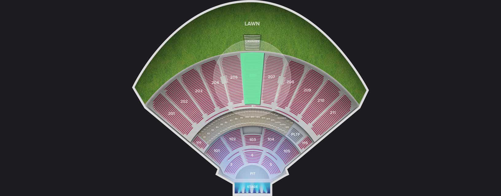 Seat view from Upper
