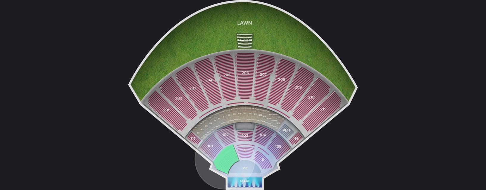 Seat view from Floor