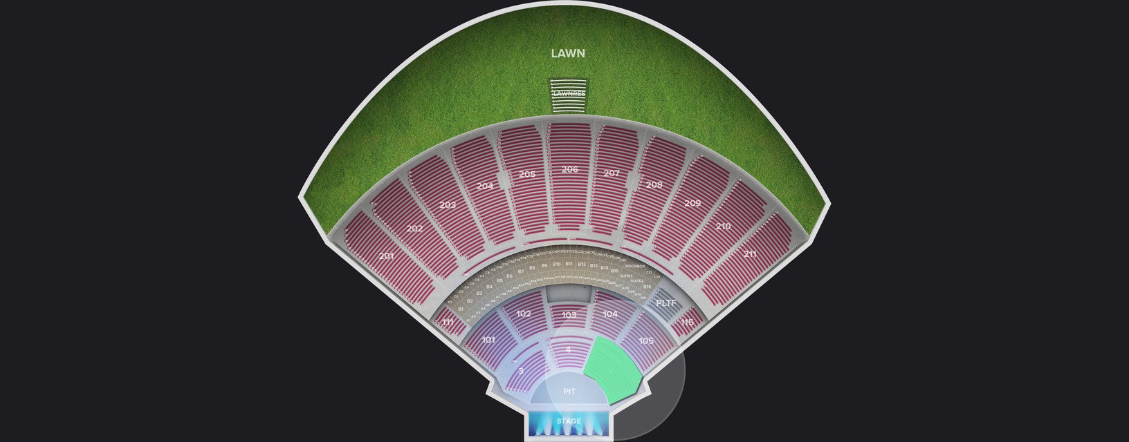 Seat view from Floor