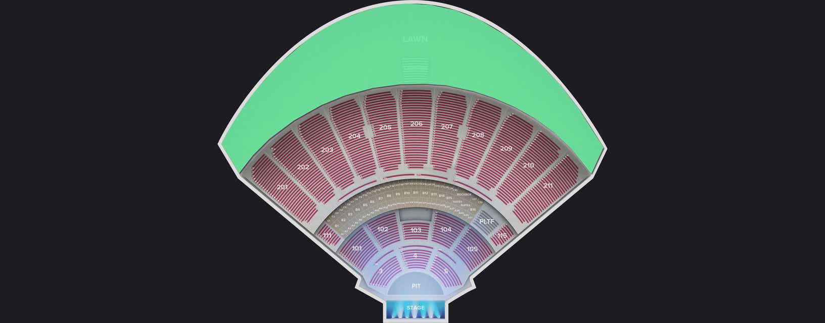 Seat view from Lawn