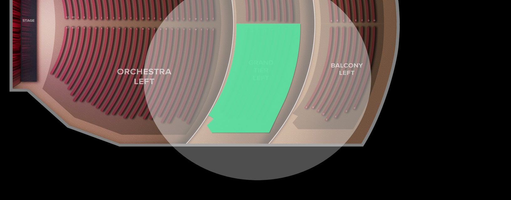 Seat view from Grand Tier
