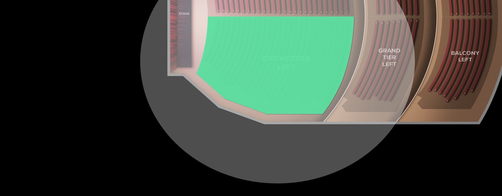 Seat view from Orchestra