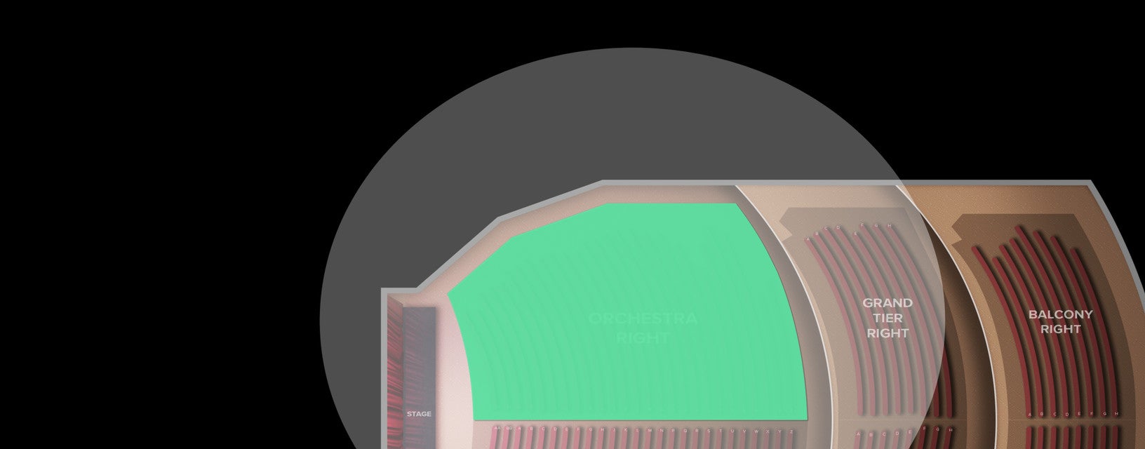Seat view from Orchestra
