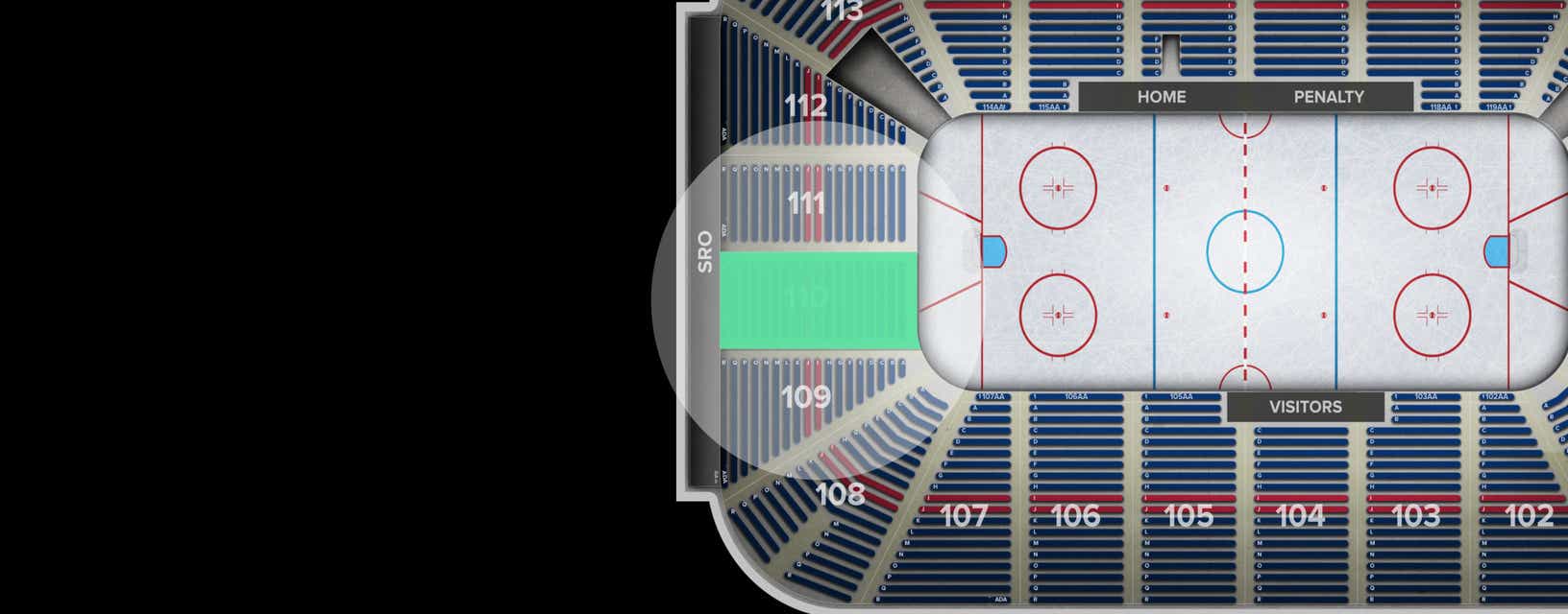 Seat view from Section