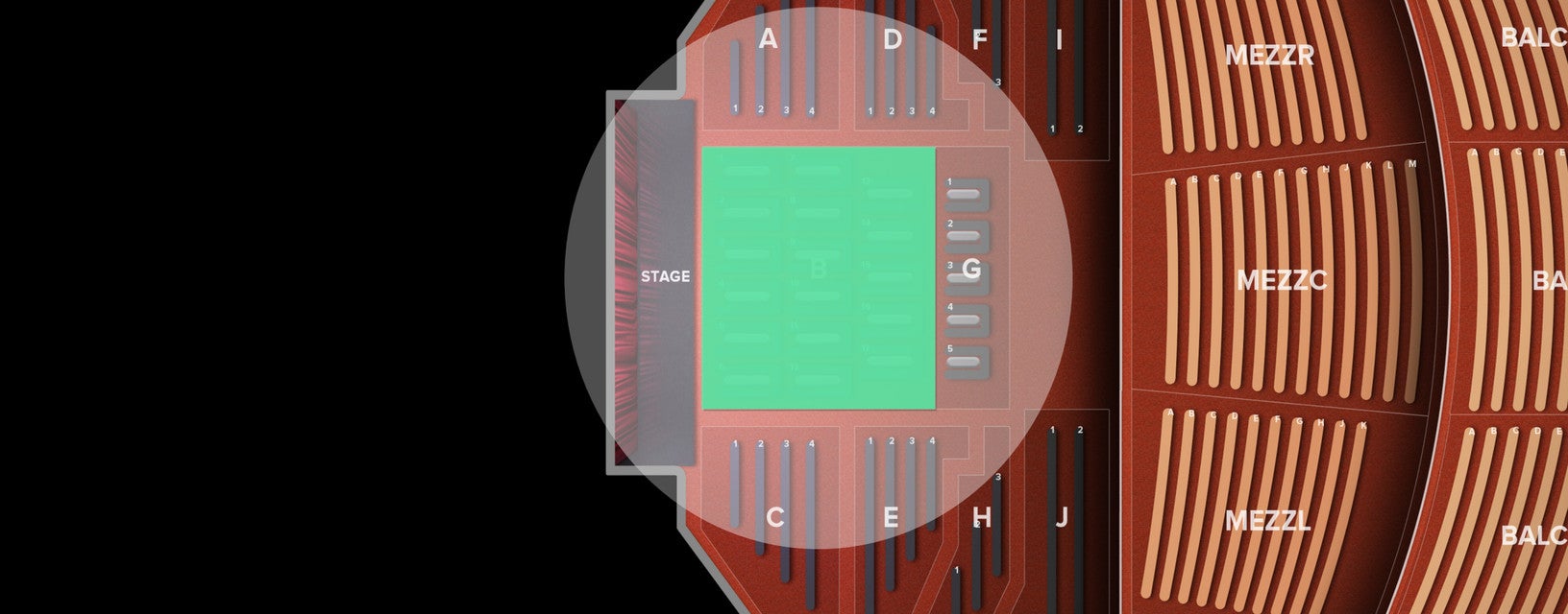 Seat view from Floor