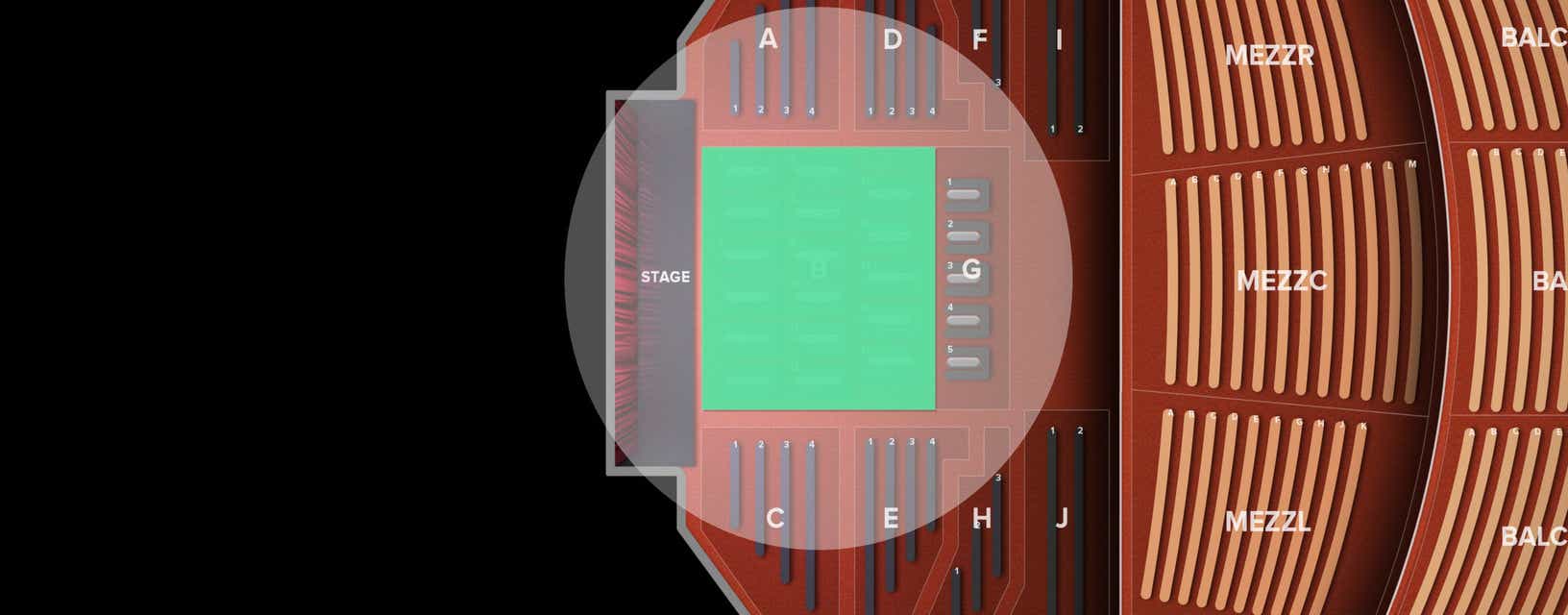 Seat view from Floor