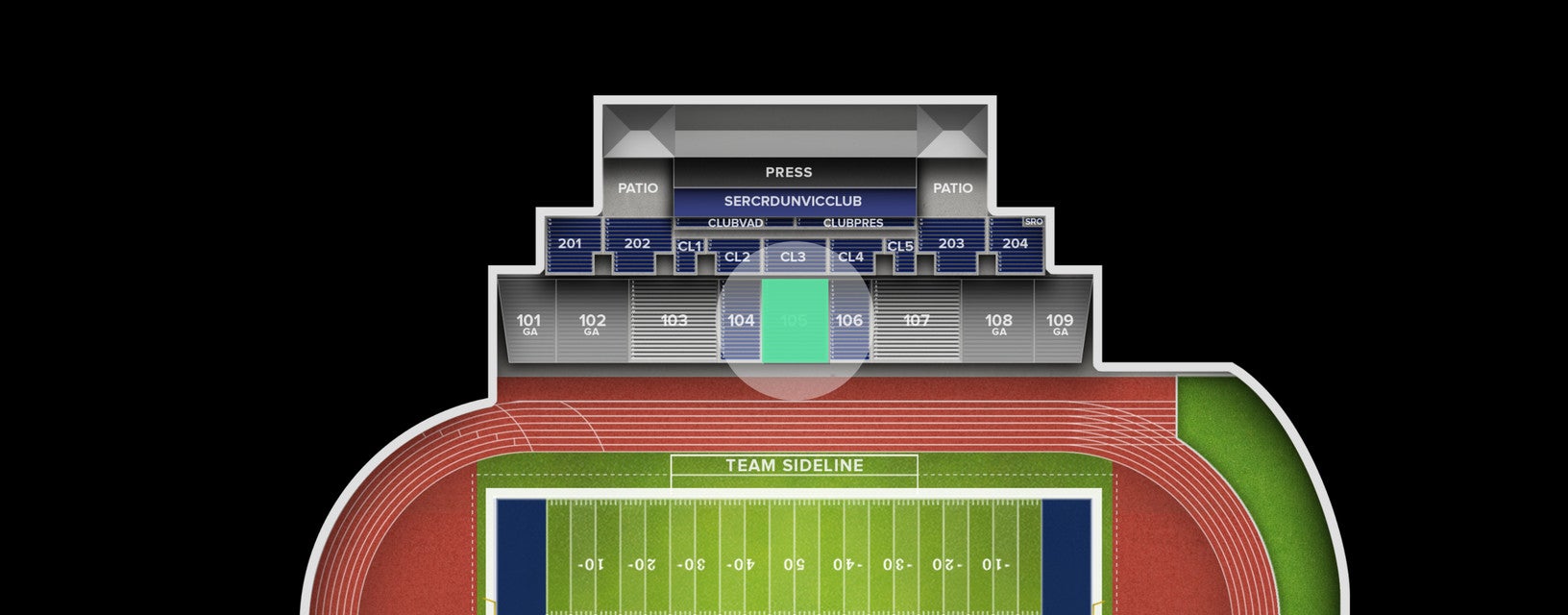 Seat view from Box