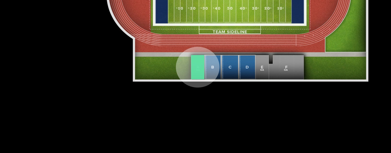 Seat view from 