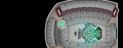 Seat view from Loge Suites