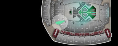 Seat view from Loge Suites