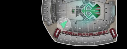 Seat view from Loge Suites